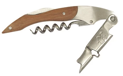 Kurkentrekker VIN BOUQUET 61.VBFID082 Bamboe / Inox