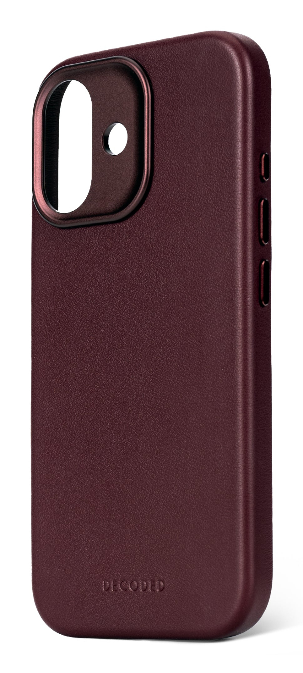 Decoded Leather Backcover Apple iPhone 17 Dark Ruby