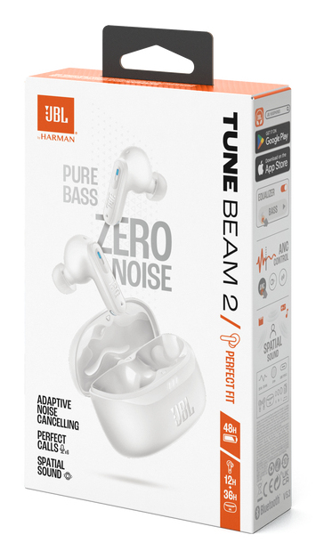 Oordopjes JBL Tune Beam 2 wit