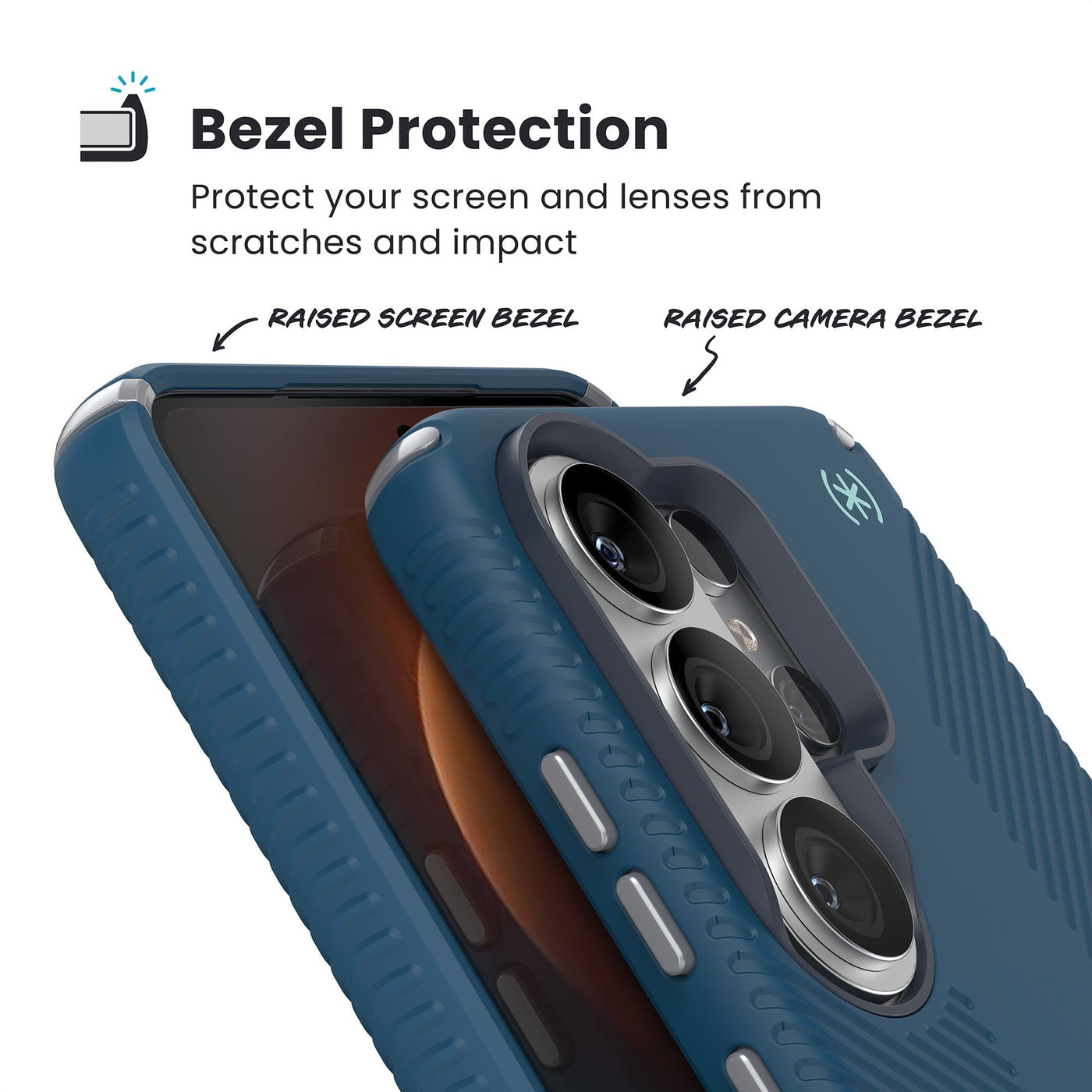 Speck Presidio2 Grip + Magnet Samsung Galaxy S26 Ultra Coastal Blue - Microban