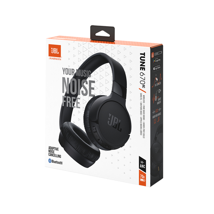 Hoofdtelefoon JBL Tune 670 NC zwart