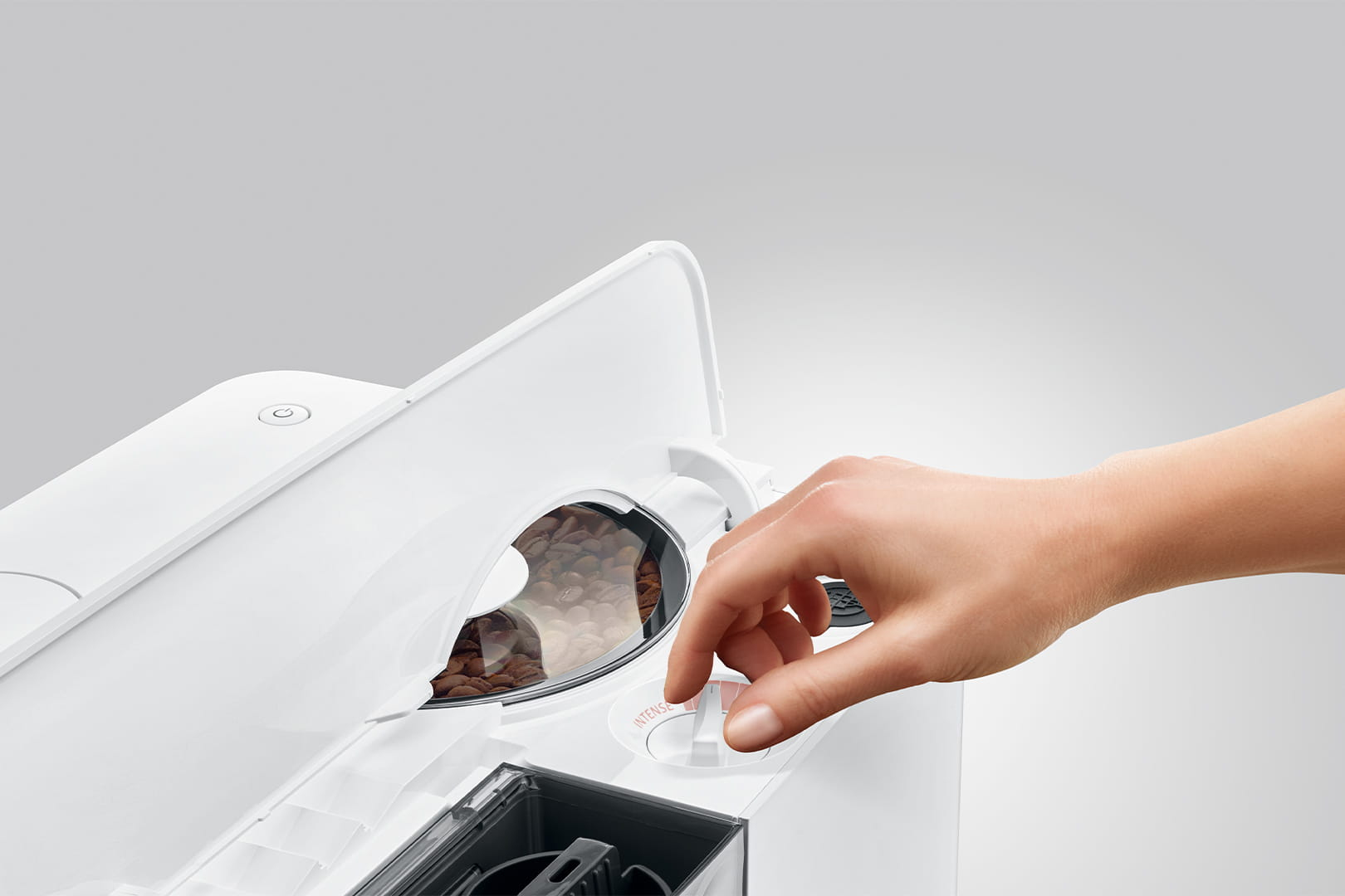 Espresso JURA 15810 C9 / Piano White (EA)