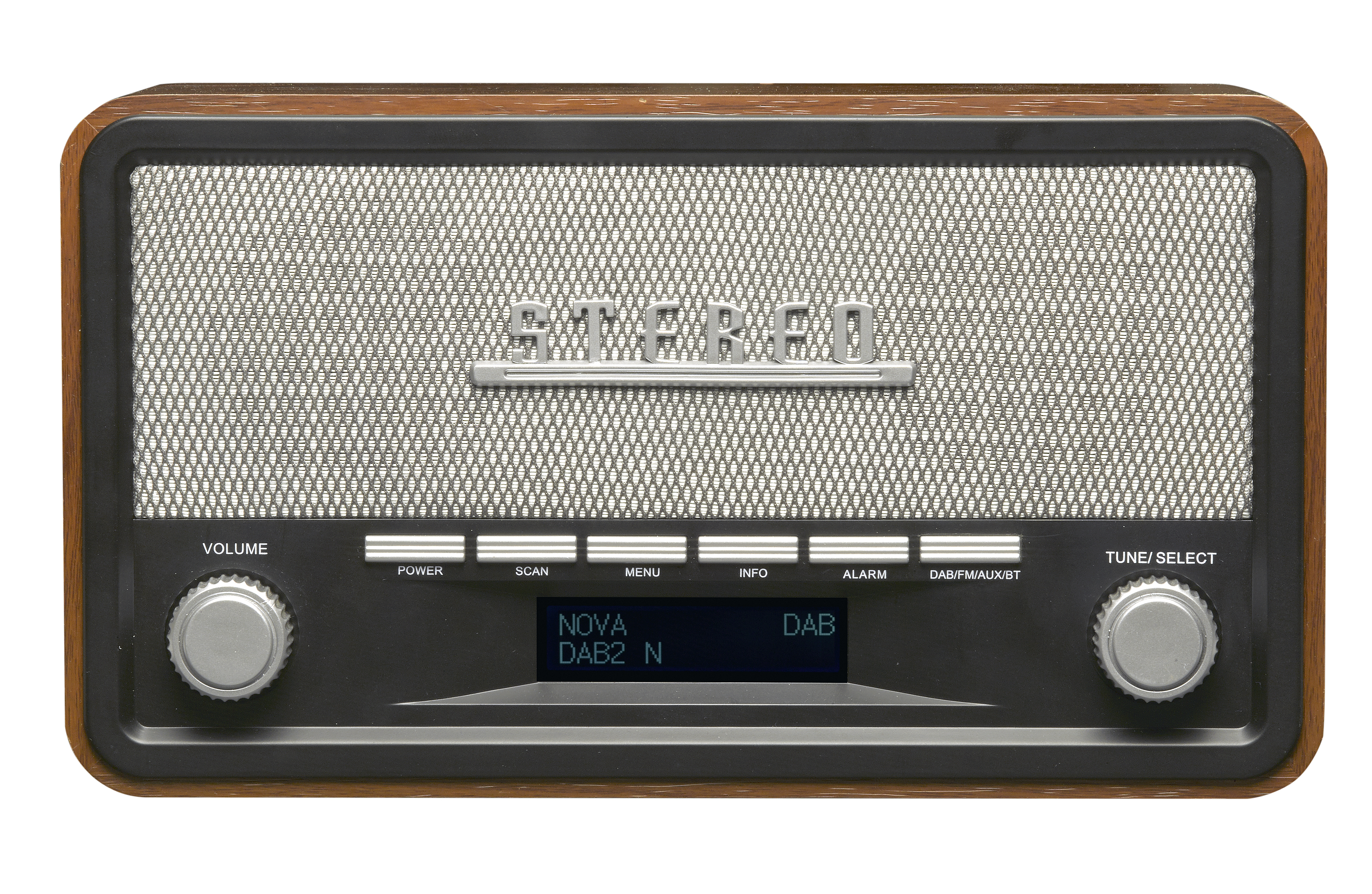 Denver DAB-18 radio Persoonlijk Analoog & digitaal Zwart, Grijs