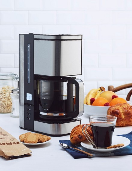 Koffiezet SIMEO CFP200 1.2L Inox with timer