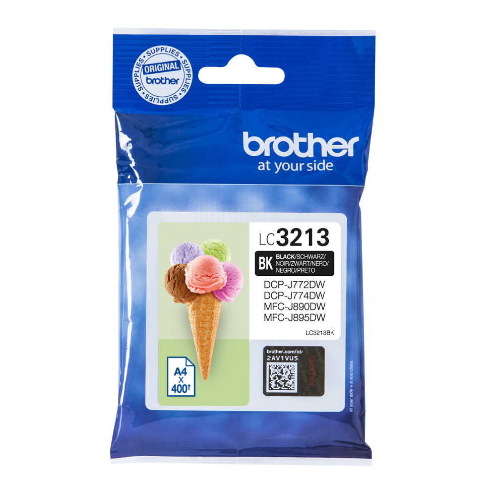 Inktpatroon BROTHER LC-3213BK Black