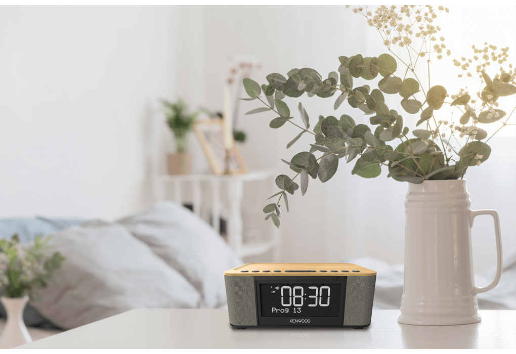 Wekkerradio KENWOOD CR-ST40DAB hout/groen