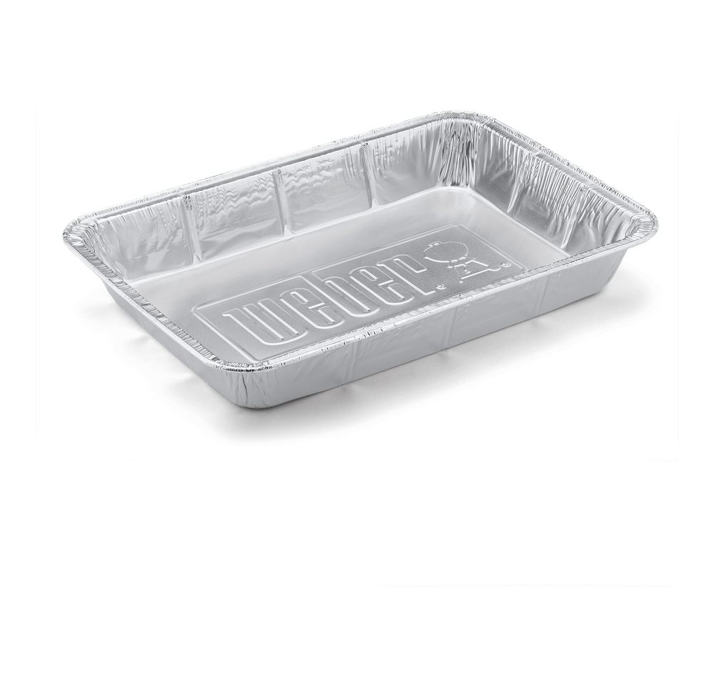 Lekbakjes WEBER 6416 Aluminium Groot (10stuks)