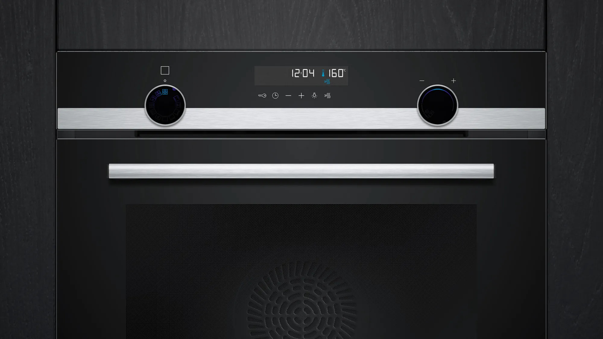 Siemens iQ500 HB578GES3 four 71 L Noir, Acier inoxydable