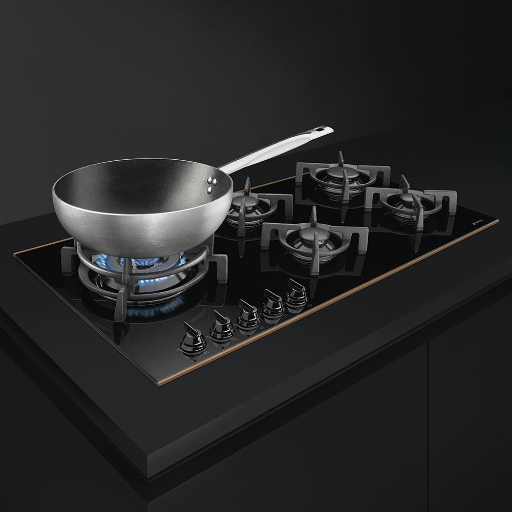 Gaskookplaat SMEG PV695LCNR / 90cm