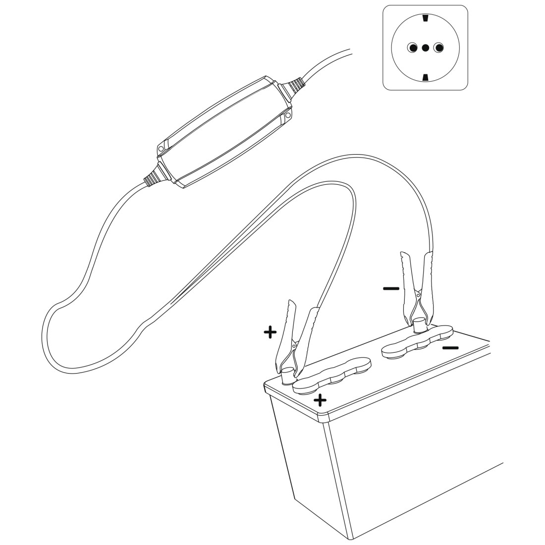 Stroomadap. USB HAMA 136686 Acculader Auto/Boot/Fiets/...