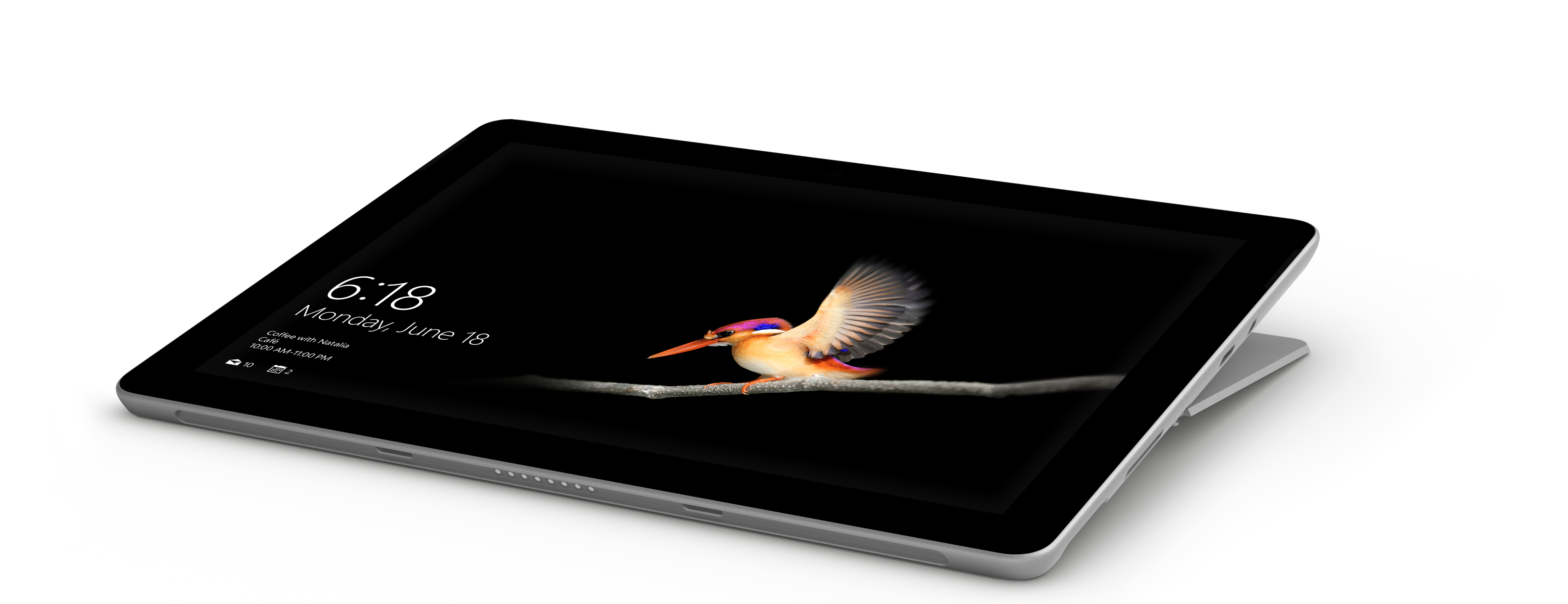 Microsoft Surface Go Intel® Pentium® 128 Go 25,4 cm (10") 8 Go Wi-Fi 5 (802.11ac) Windows 10 Home in S mode Argent