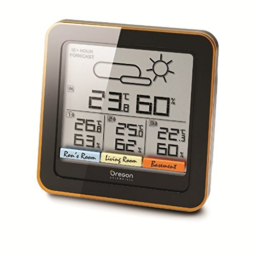 Oregon Scientific RAR502 station météo numérique Noir