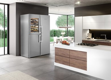 Liebherr SBSes 8486 PremiumPlus frigo américain Pose libre 645 L Acier inoxydable