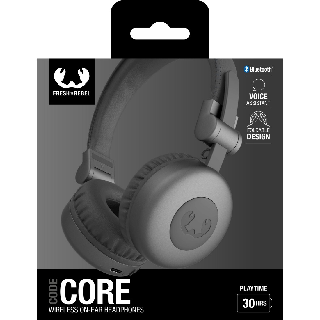 Hoofdtelefoon FRESH N REBEL Code Core storm grey