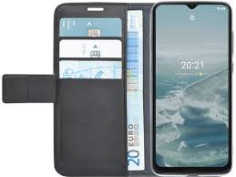 Azuri walletcase - zwart - voor Nokia G10/G20
