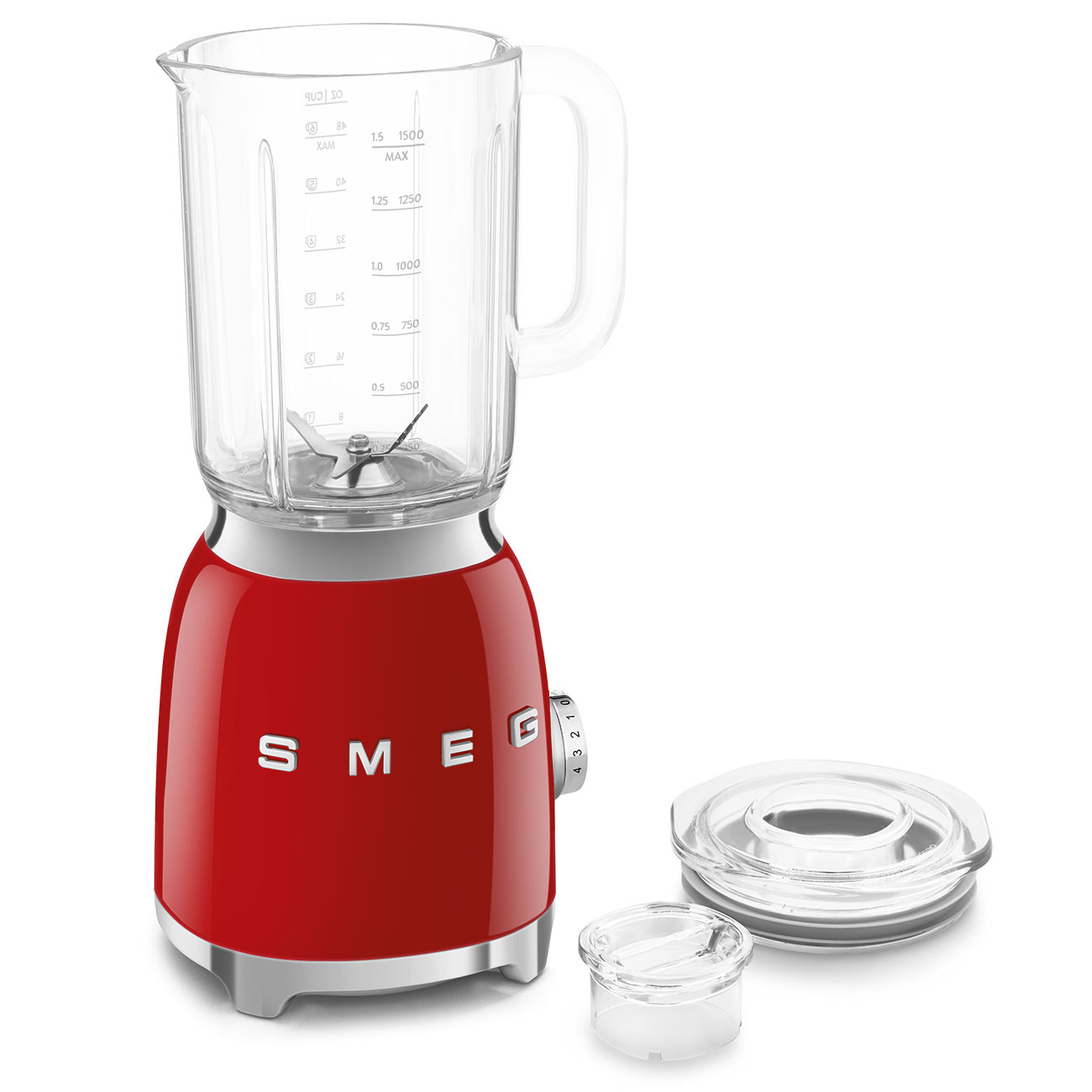 Smeg BLF03RDEU blender 1,5 l Blender voor op aanrecht 800 W Rood