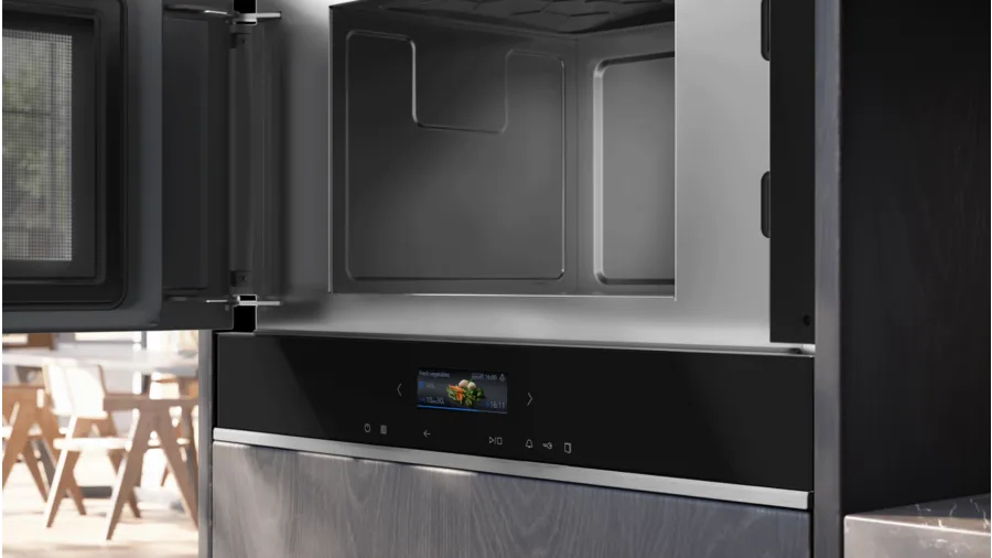 Siemens iQ700 BF722L1B1 micro-onde Noir Micro-onde simple Intégré 21 L 900 W