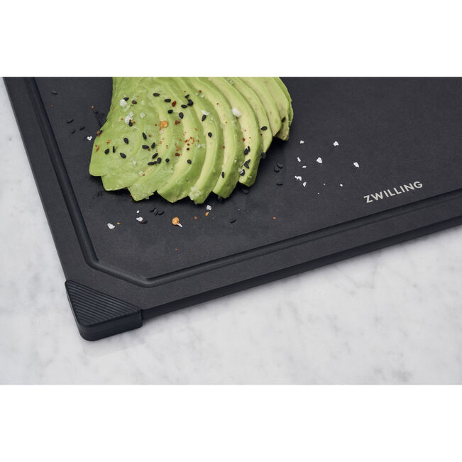 ZWILLING 1031032 keukensnijplank Rechthoekig Hout Zwart