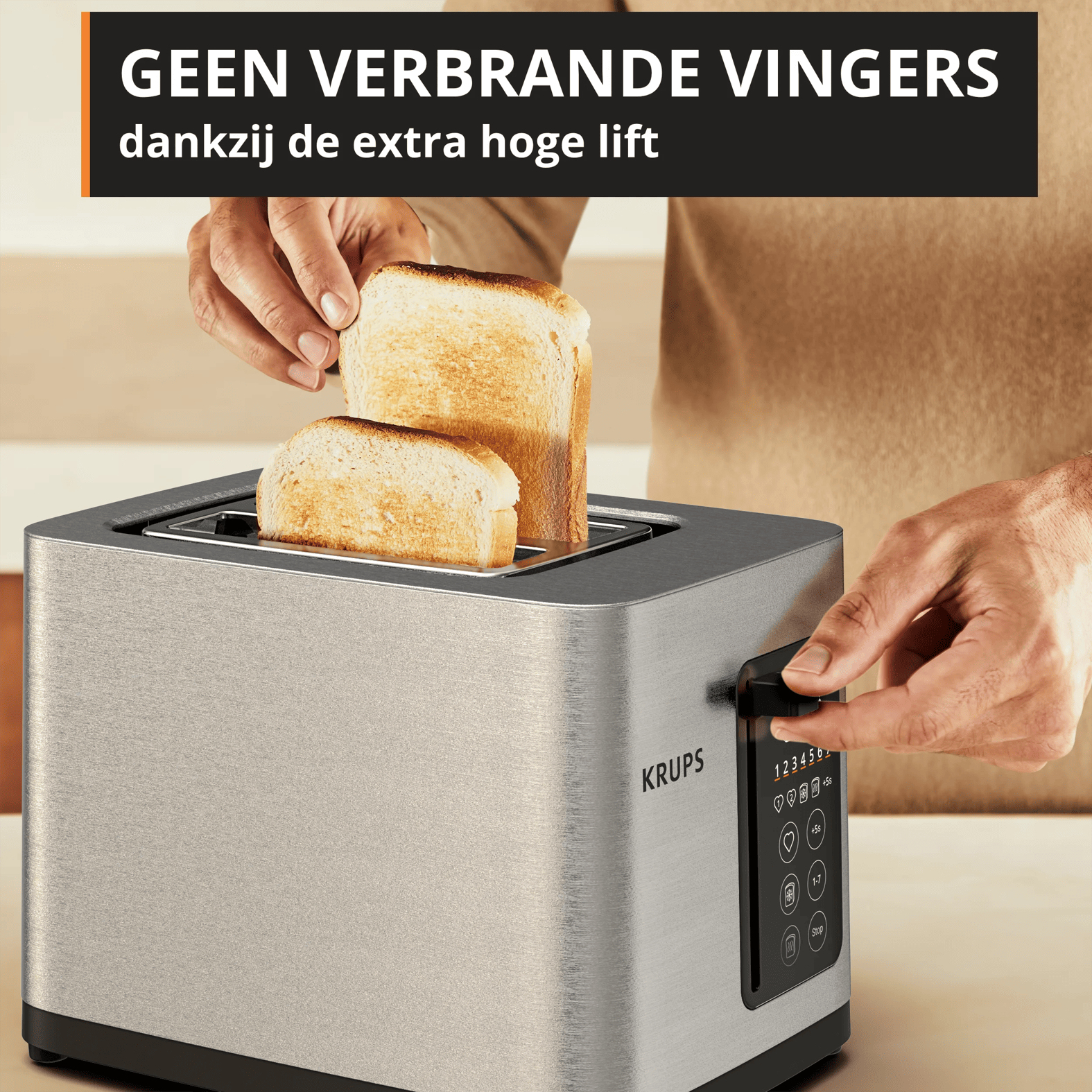 Broodrooster KRUPS KH651DE0 Selection / inox