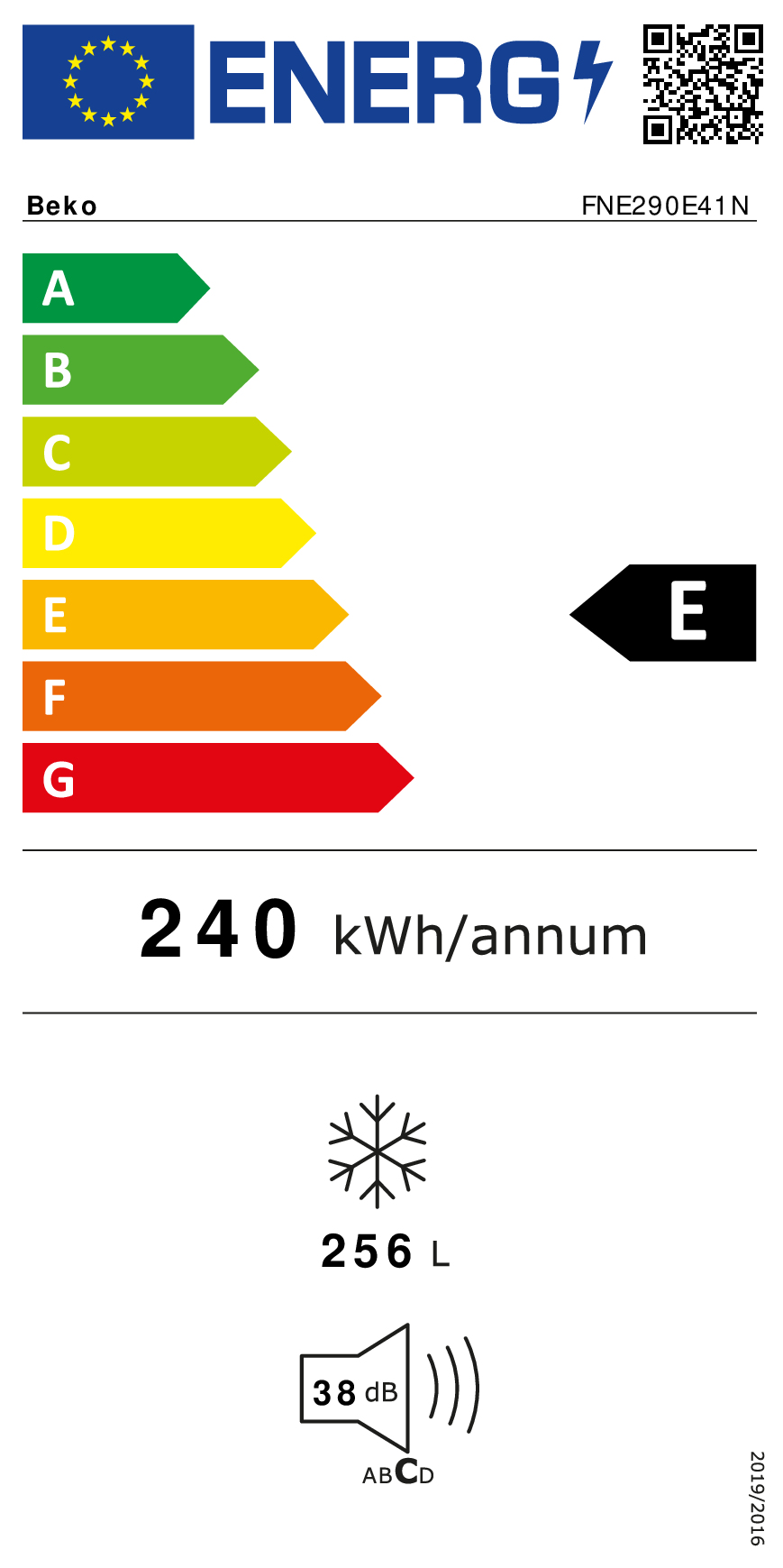 BEKO CONGELATEUR 171 FNE290E41N