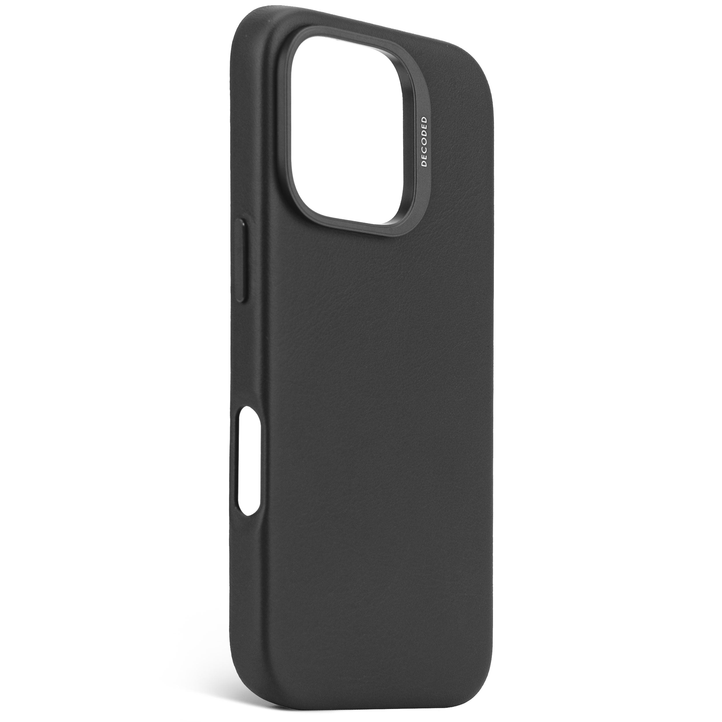 Decoded Leather Backcover Apple iPhone 16 Pro Black