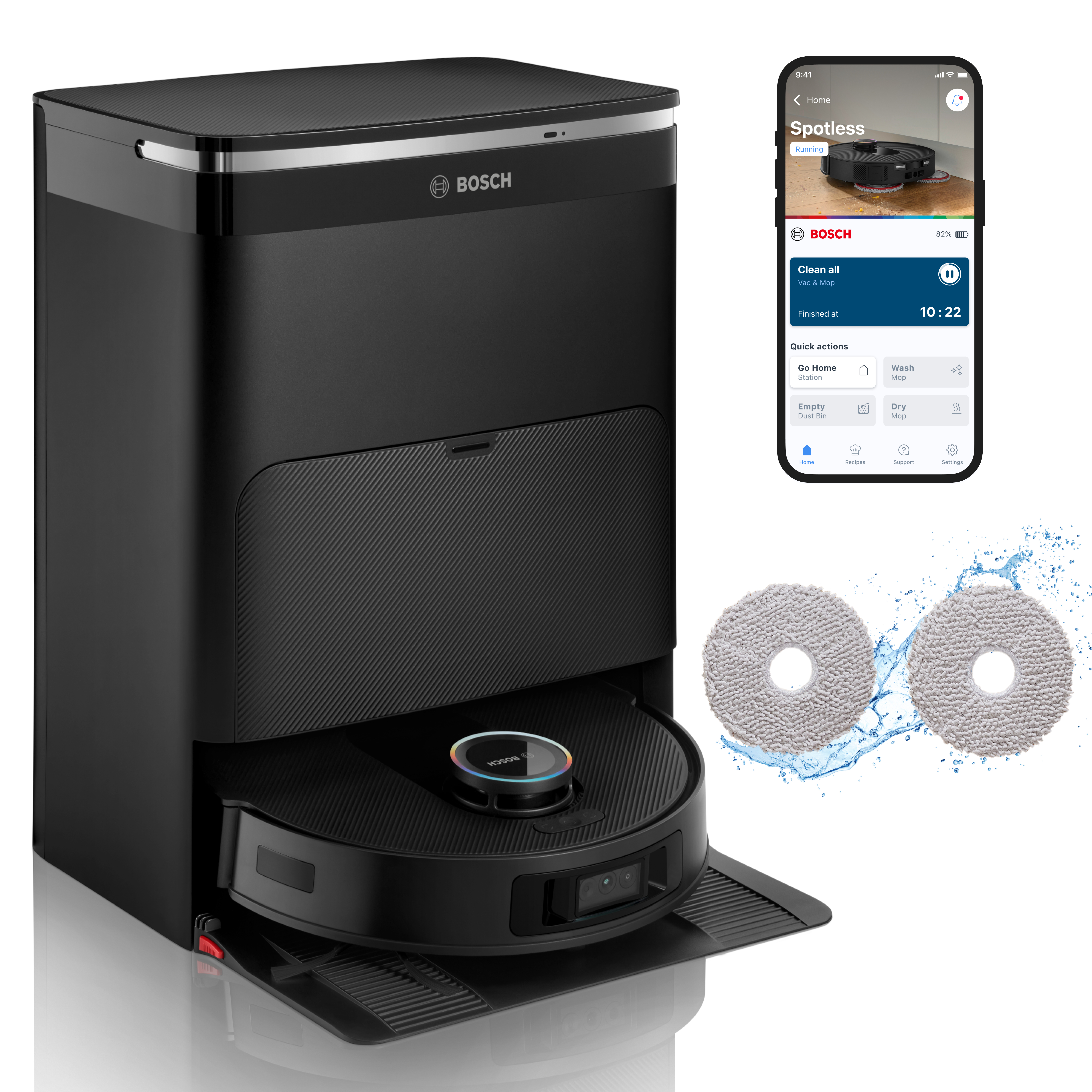 Robotstofzuiger BOSCH BCRDW3BX Spotless Max Cam