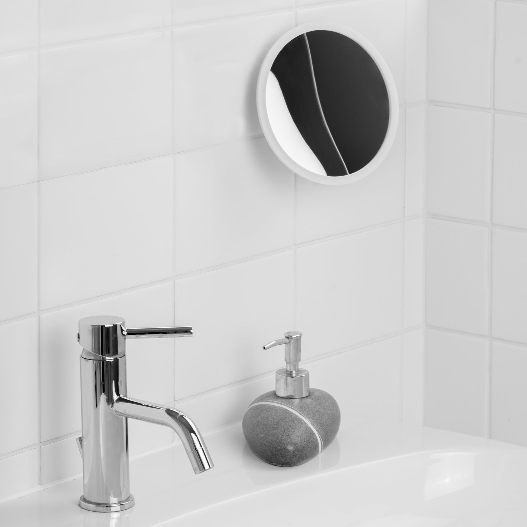 Bosign AirMirror make-upspiegel Zuignap Rond Wit