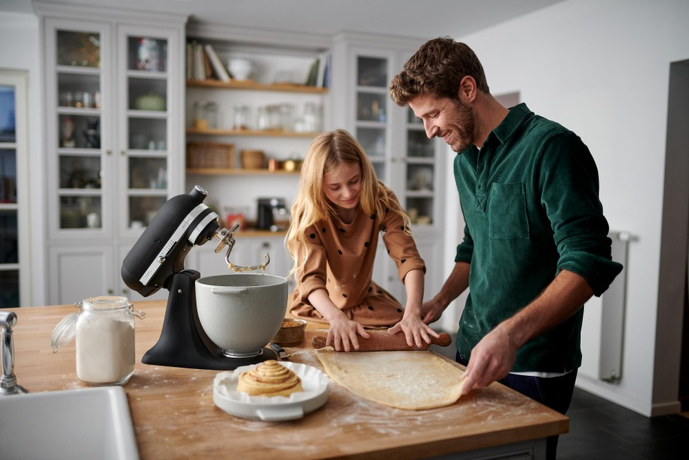Kitchenaid robot de cuisine truffe noir