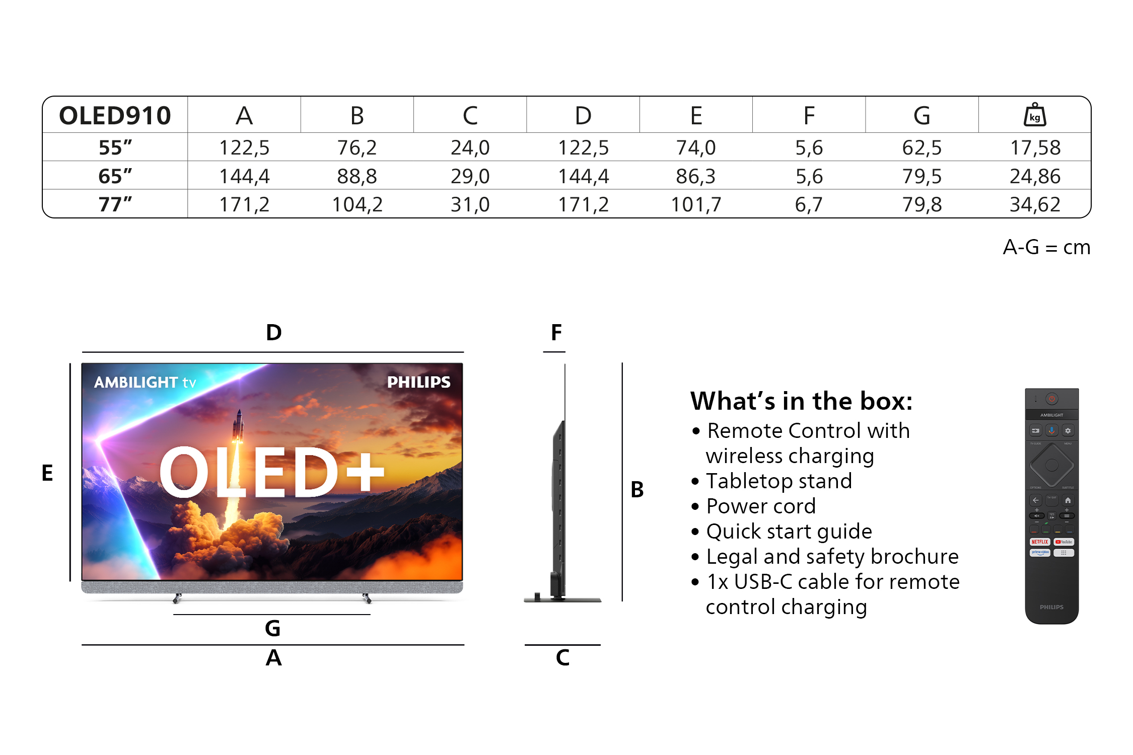 OLED TV PHILIPS 65OLED910/12