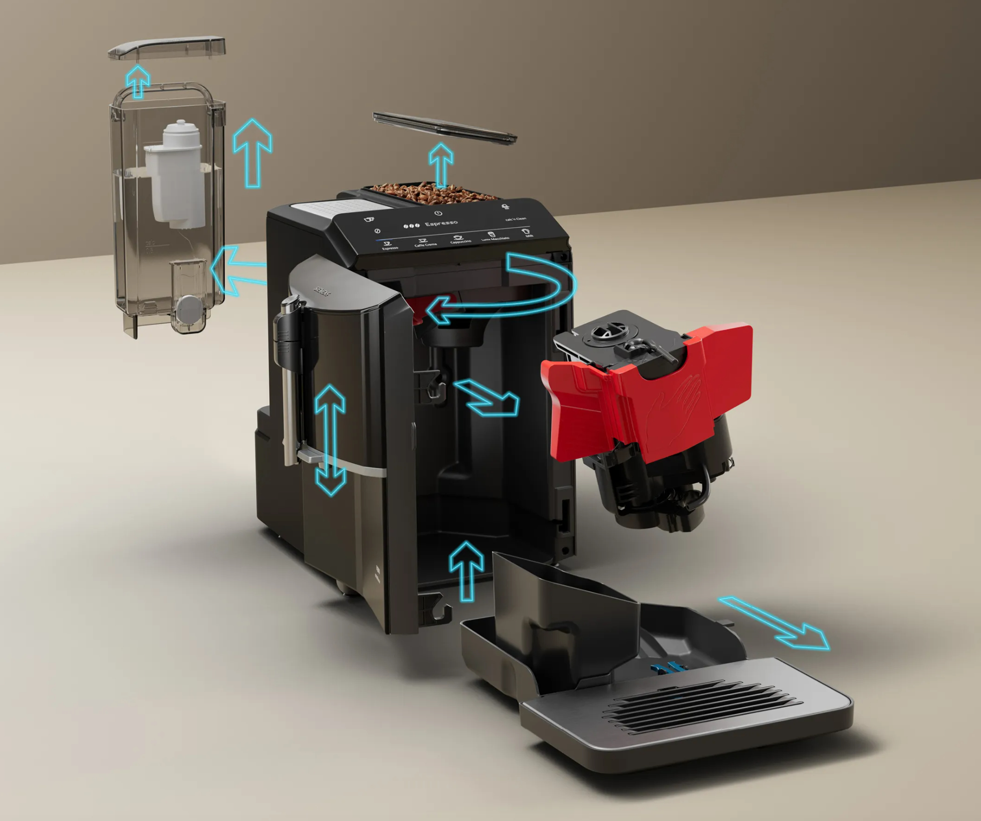 Espressomachine BOSCH TF305EF9 EQ300