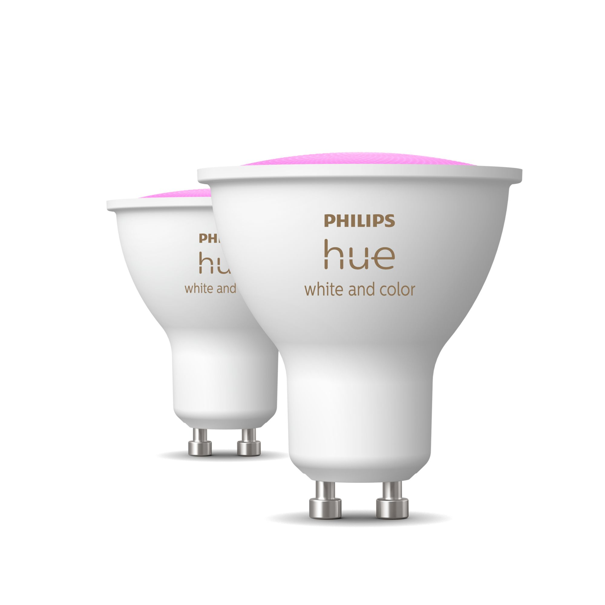 Lamp PHILIPS HUE White Color Ambiance GU10 2x
