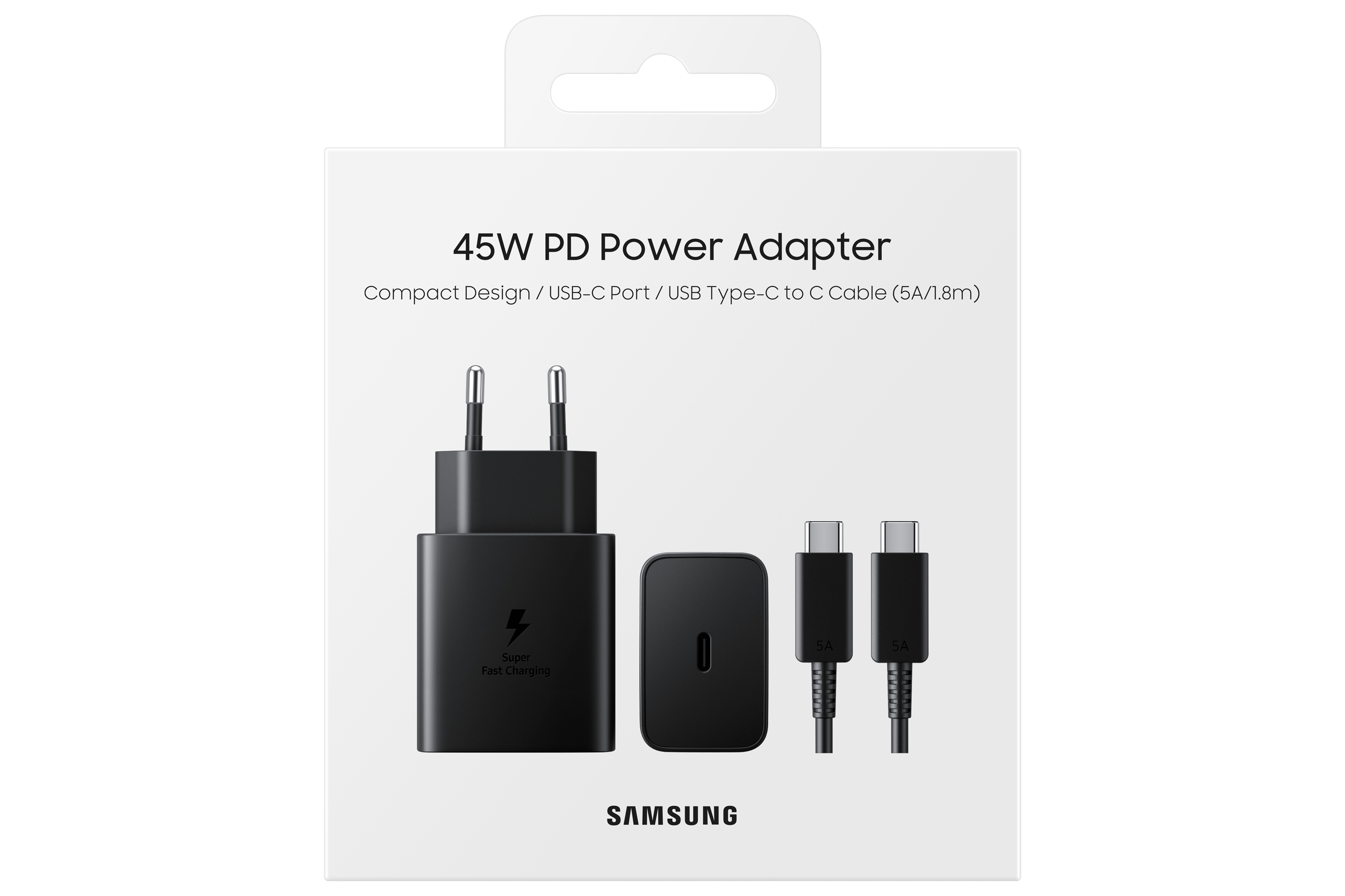 SAMSUNG USB-C LADER 45W BLACK
