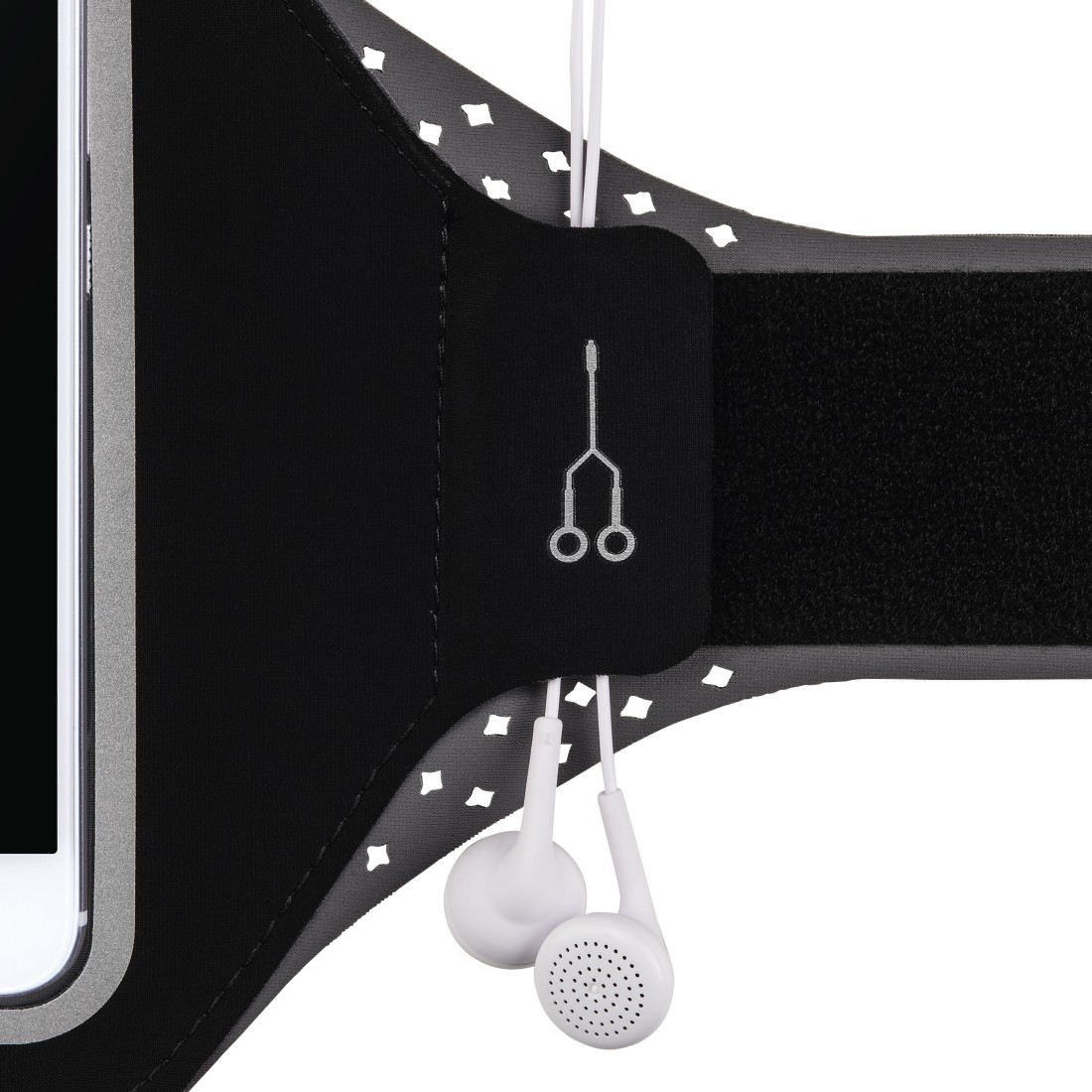 Hama Brassard de sport Running pour smartphones, taille XXL, noir