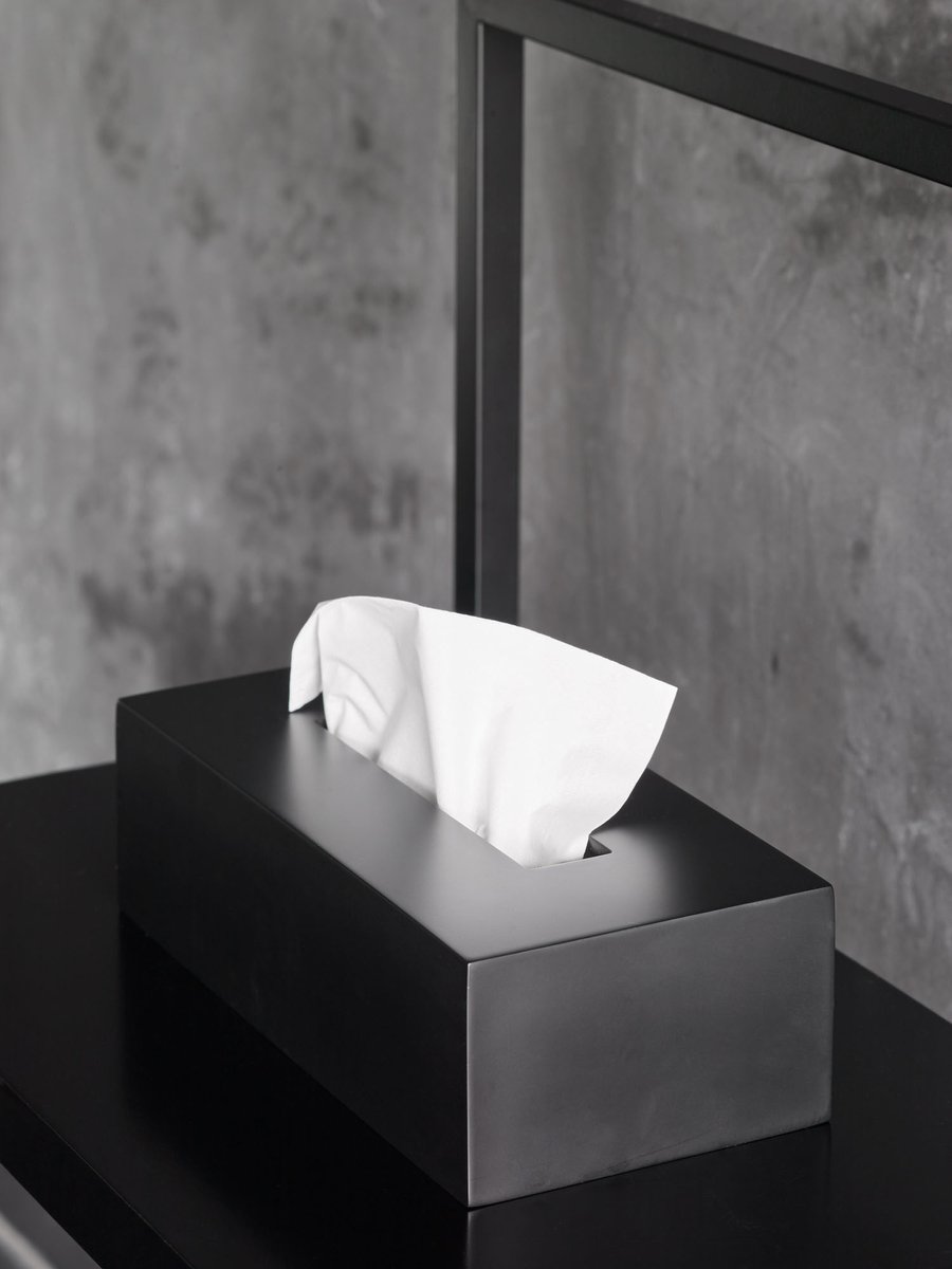 Tissuebox AQUANOVA MOOTIL-09 Moon / Zwart