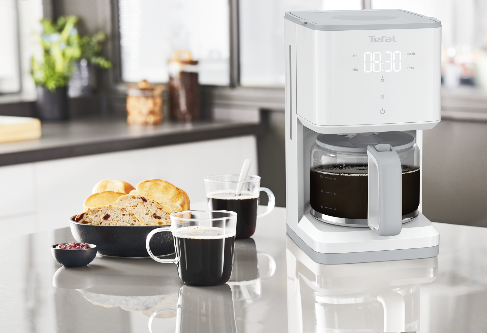 Koffiezet TEFAL CM693110 Smart & White Sense