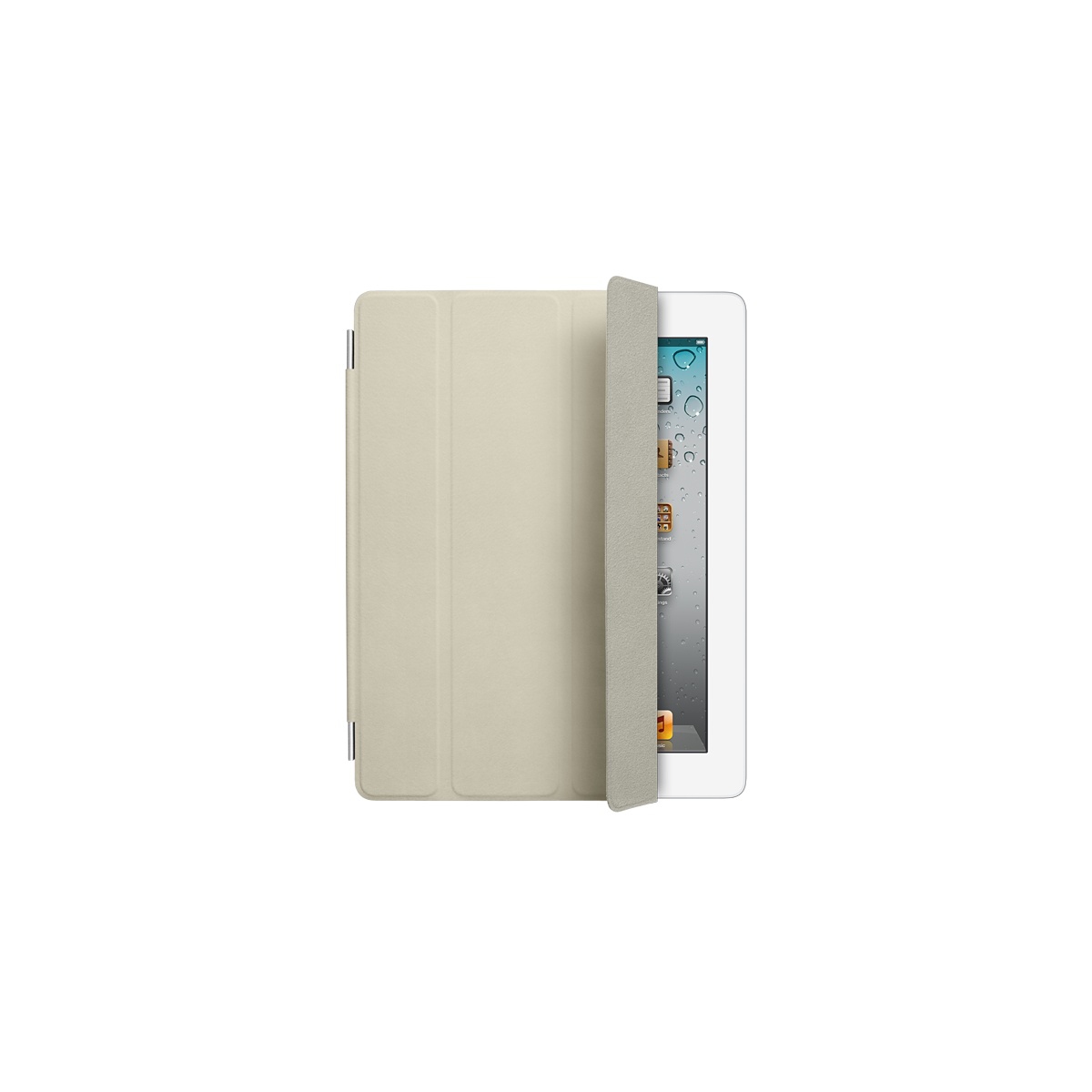 MD305ZM iPad smart cover Leather cream