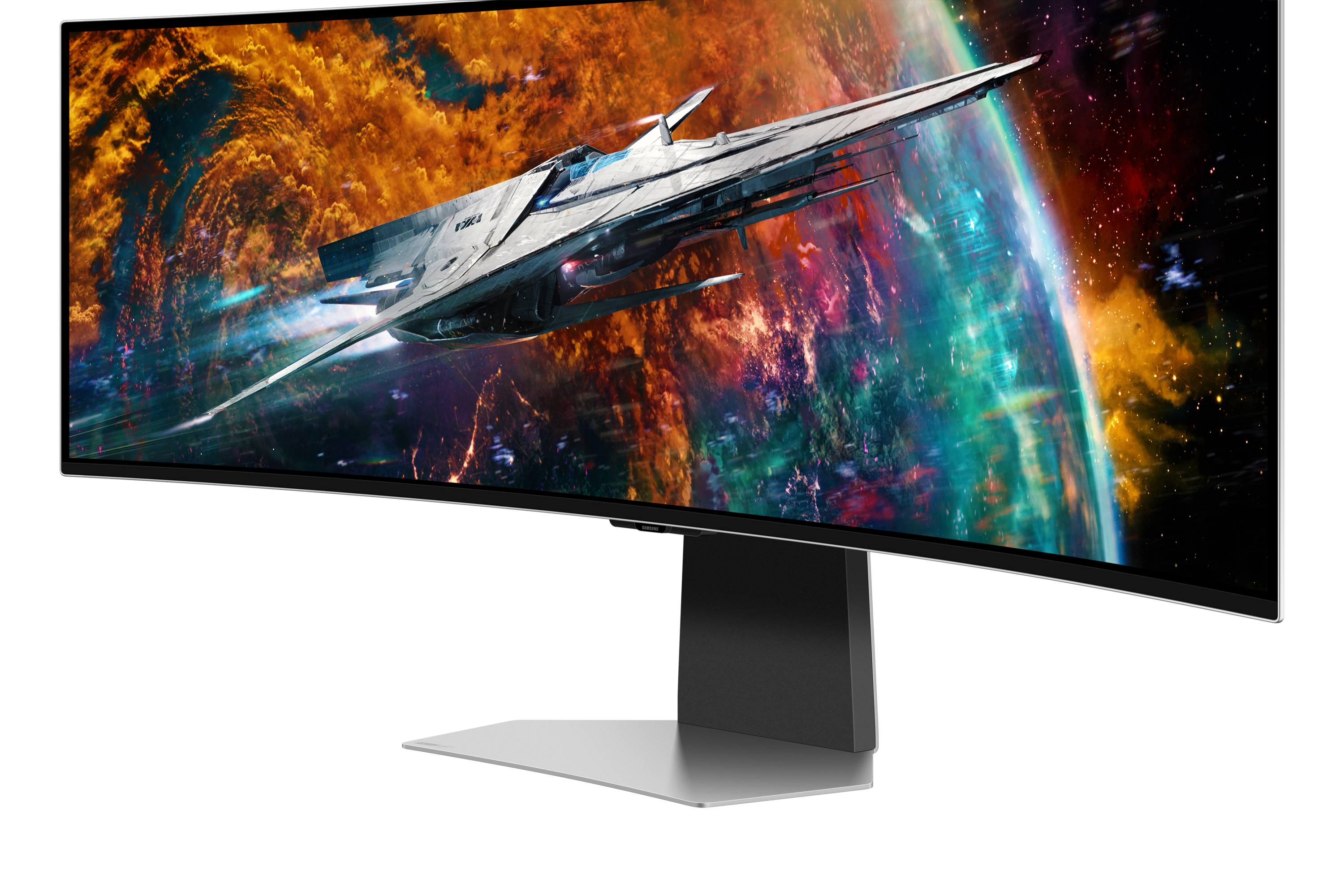Monitor SAMSUNG ODYSSEY OLED G9 49' Curved G95SC UWQHD 240Hz Zilver
