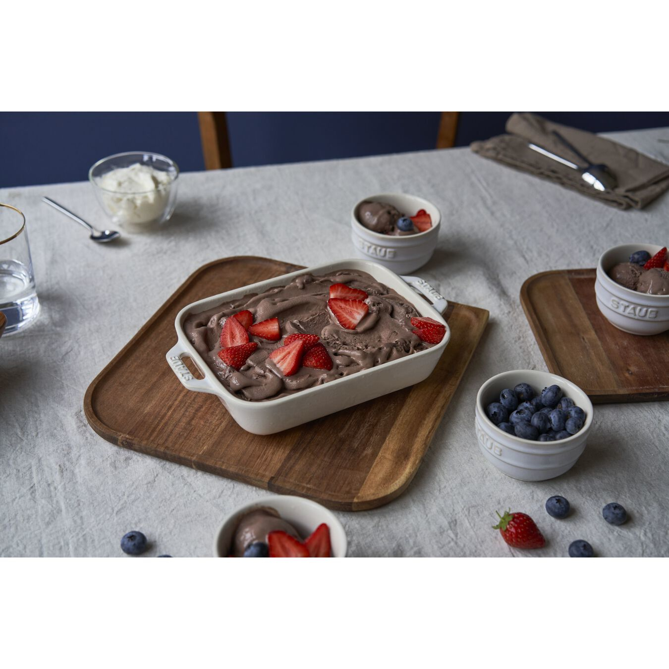 Ovenschalenset STAUB 40511-921-0 27x20cm + 20x16cm Ivoor