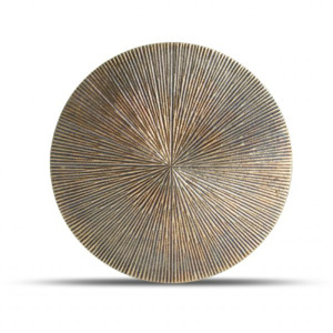 Glasonderzetter SPCollection 824547 Charm 26cm geribd goud