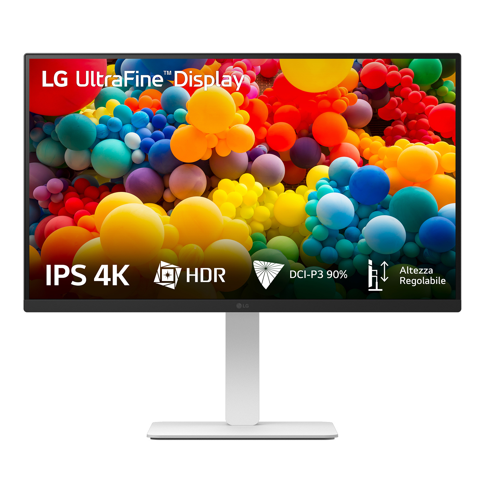 Monitor LG 27US550-W.AEU 27' 4K 16:9 IPS 60Hz Silver