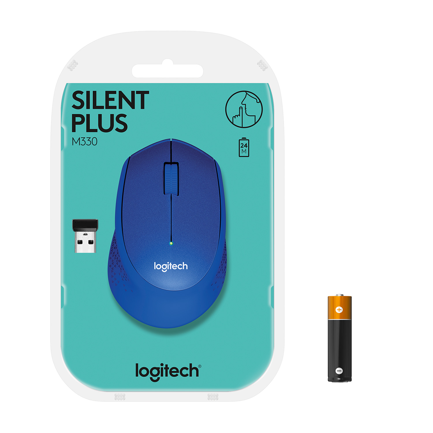 Draadloze Muis Logitech M330 Blue