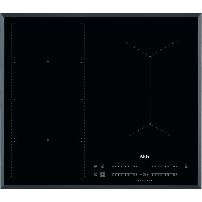 AEG IKE64471FB Zwart Ingebouwd 60 cm Inductiekookplaat zones 4 zone(s)