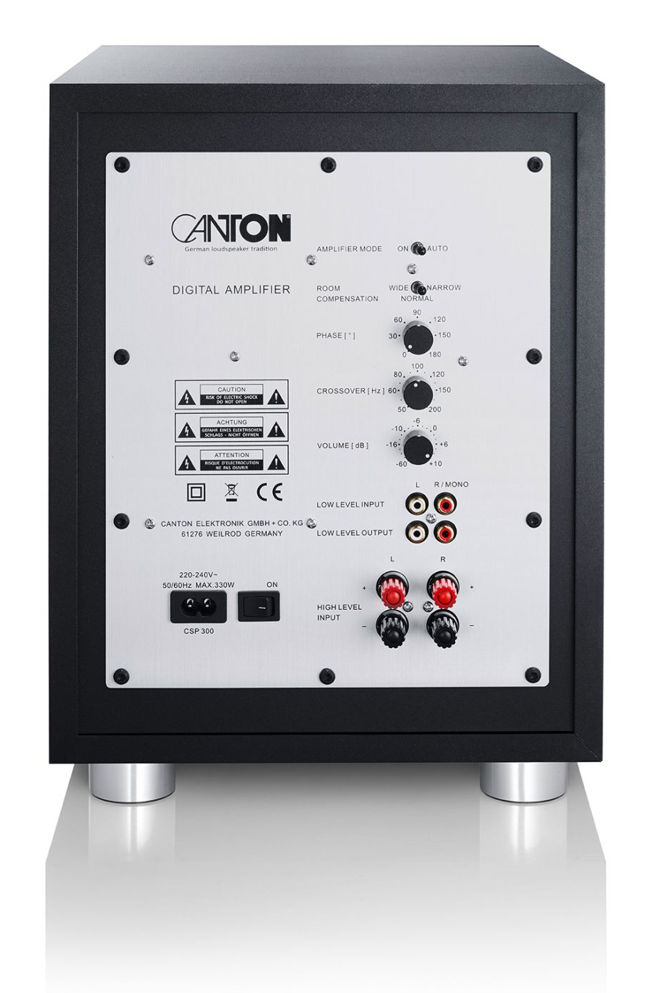 CANTON POWER SUB 8, ACTIVE 8" SUBWOOFE