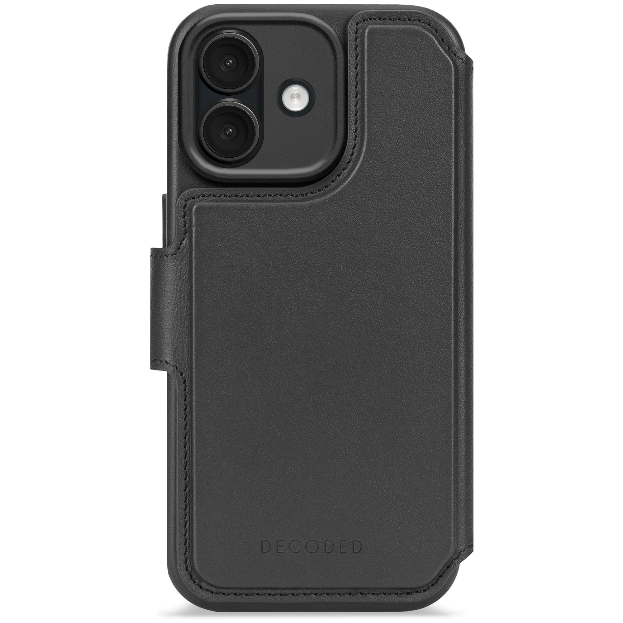 Decoded Leather Detachable Wallet Apple iPhone 17 Black