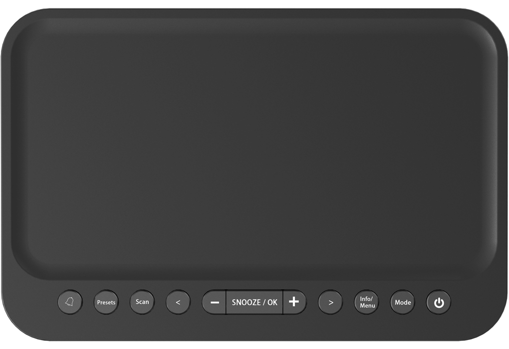 Wekkerradio KENWOOD CR-ST40DAB zwart