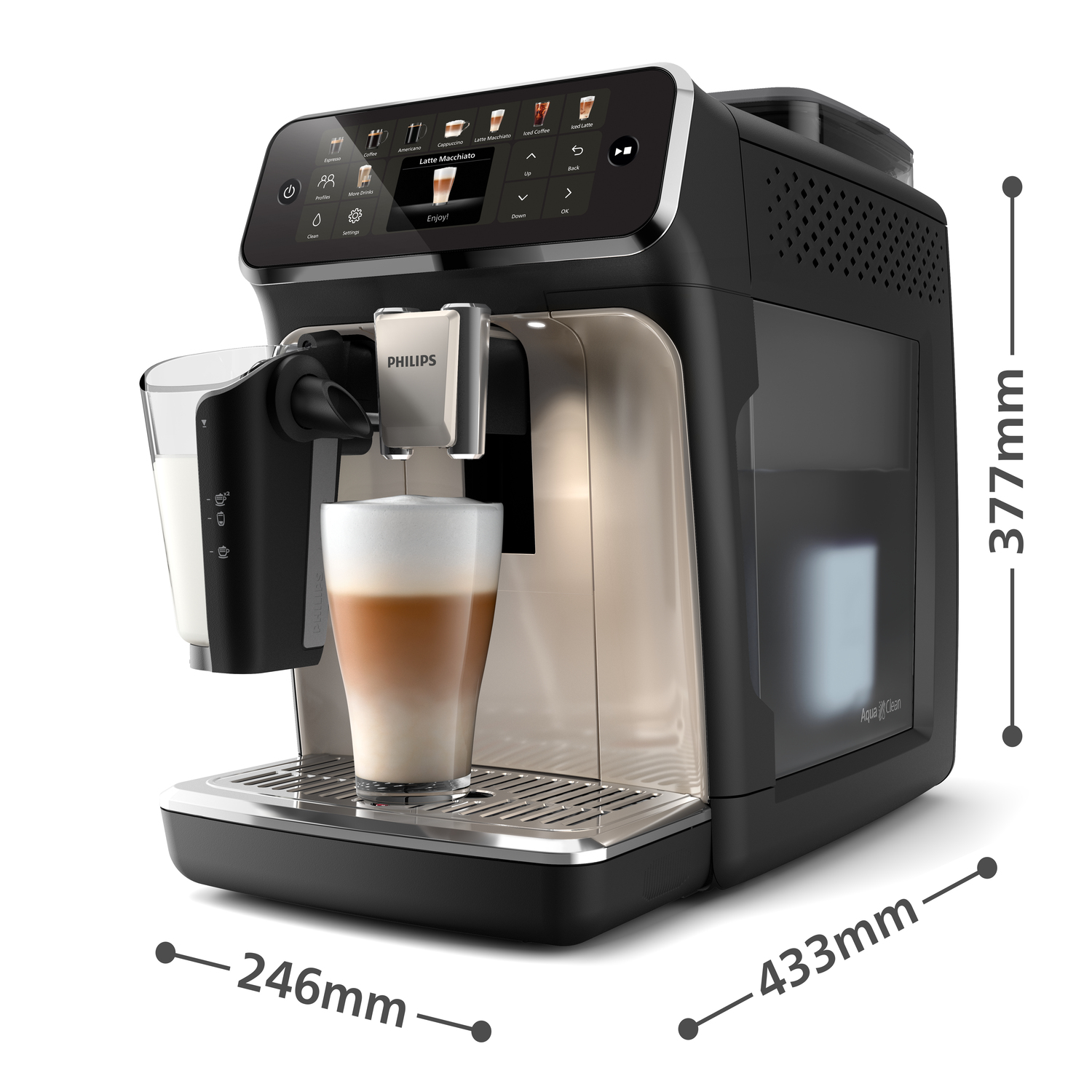 Espressomachine PHILIPS EP5547/90 Series 5500 / zwart
