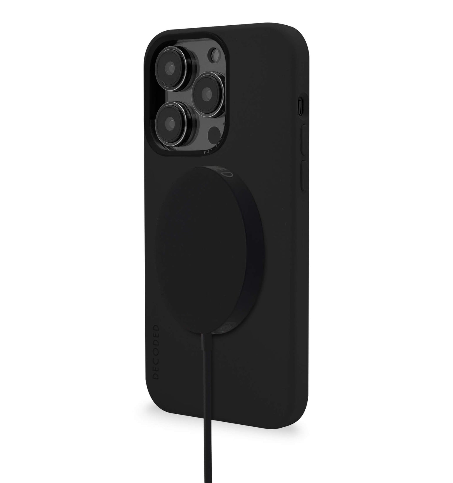 Tas DECODED Silicone Backcover iPhone 14 Pro Max Charcoal