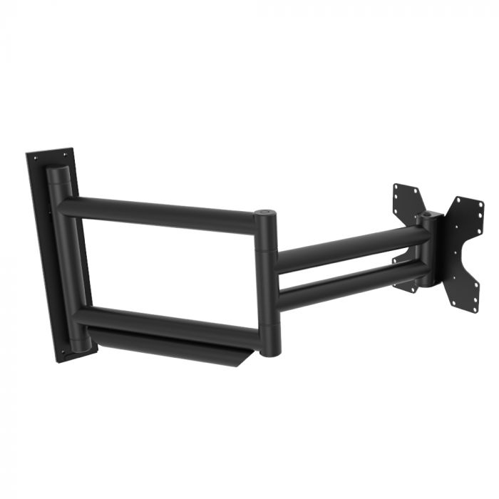 Muurbeugel CAVUS WMV9050 zwart max 25kg extra lang