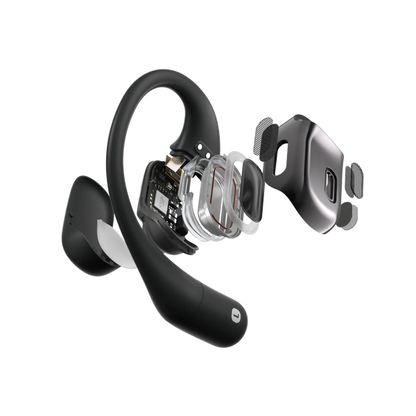 Hoofdtelefoon SHOKZ OpenFit zwart
