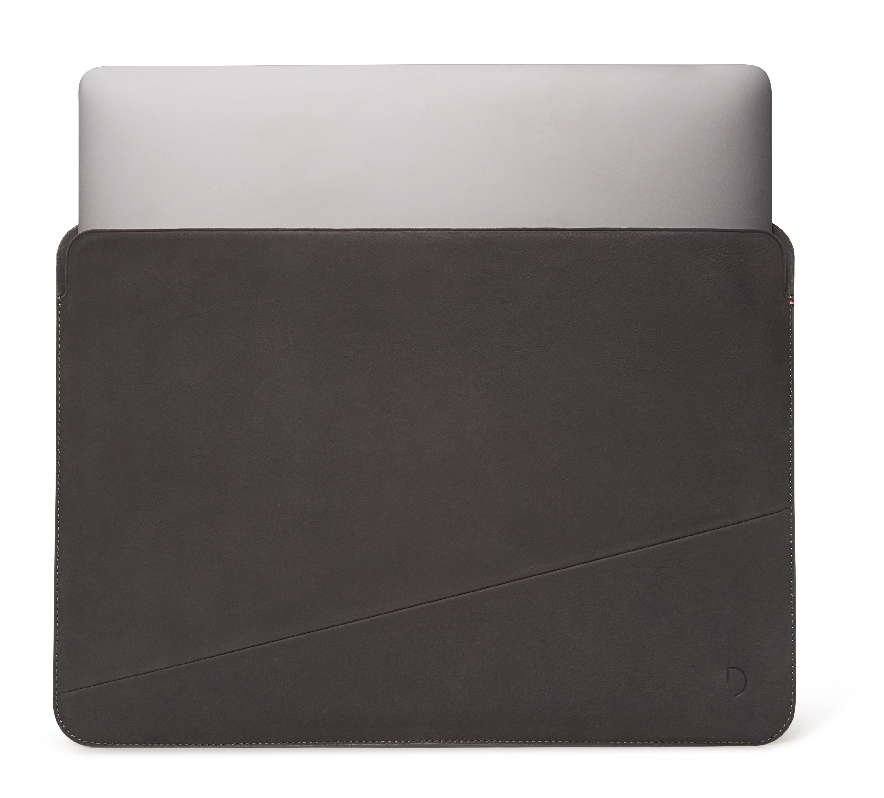 Decoded Leather Frame Sleeve for Macbook 13 inch antracite